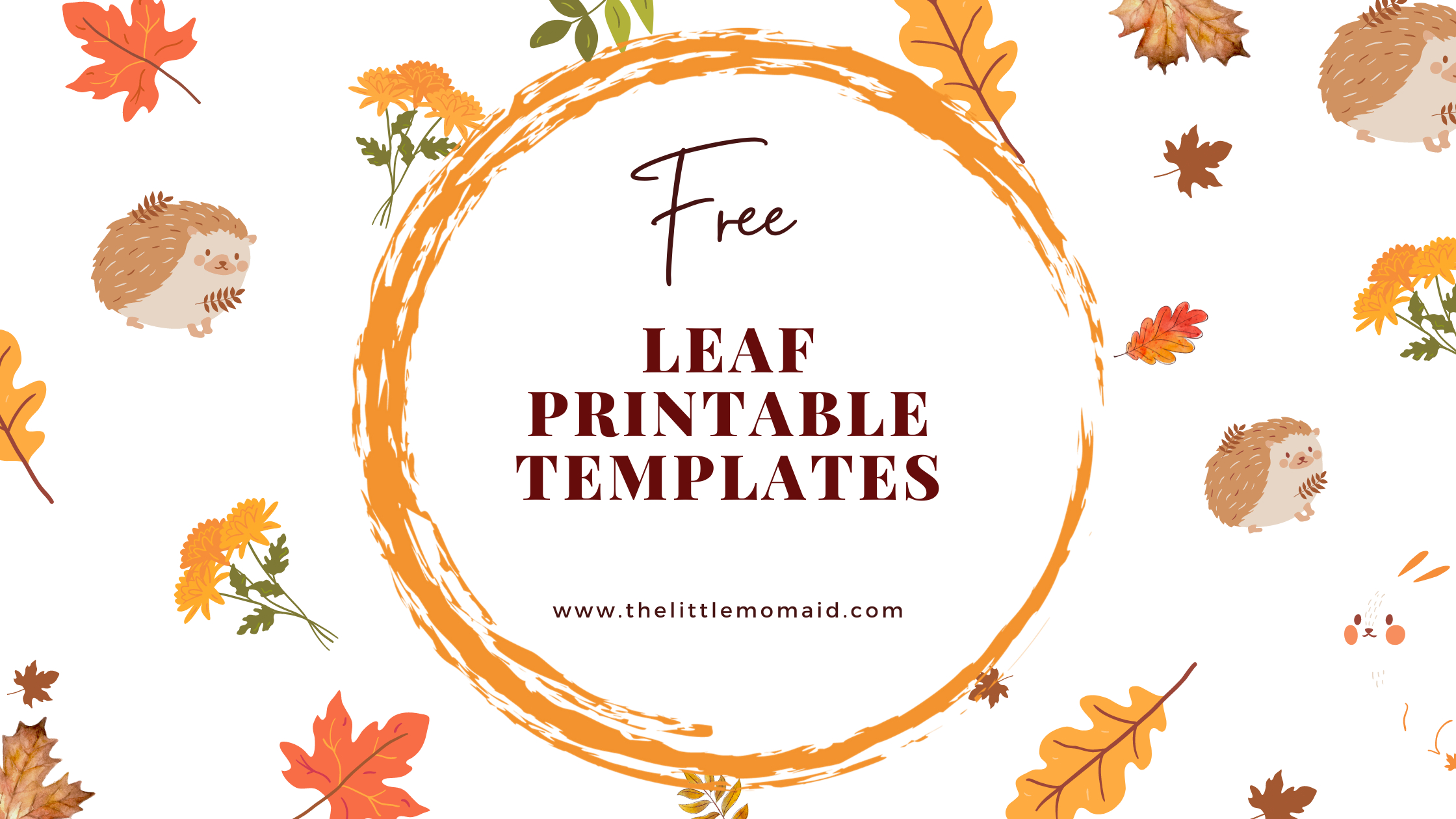 Free leaf printable templates