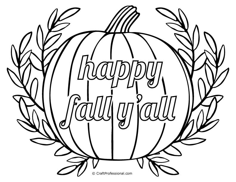 Pumpkin coloring pages