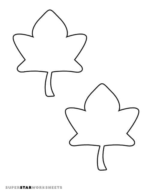 Leaf template