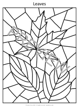 Fall coloring pages apples acorns owl pumpkins leaves by laura torres