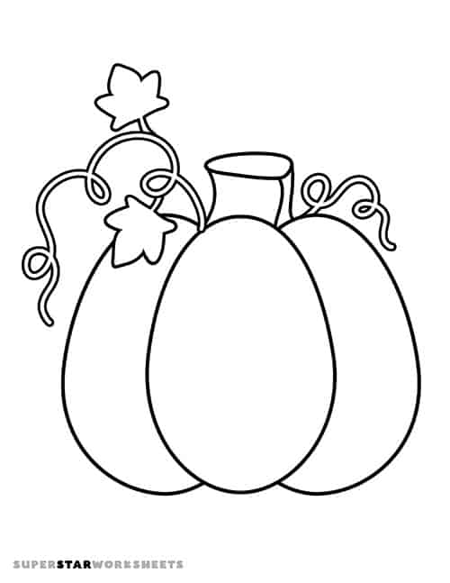 Pumpkin coloring pages