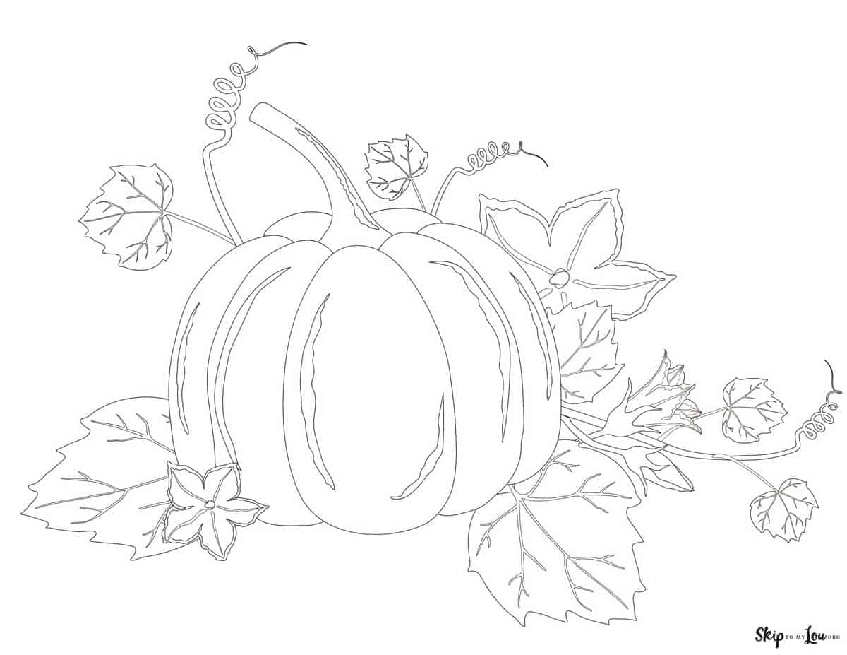 Pumpkin coloring pages skip to my lou