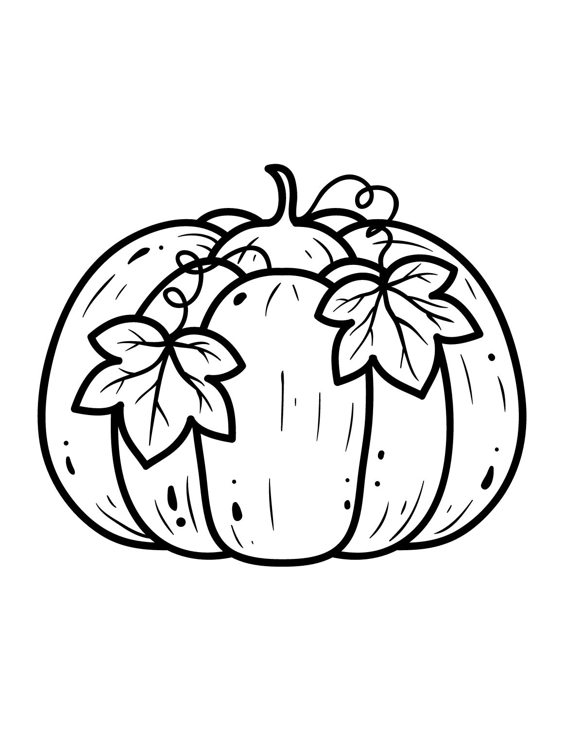 Pumpkin coloring pages for kids and adults