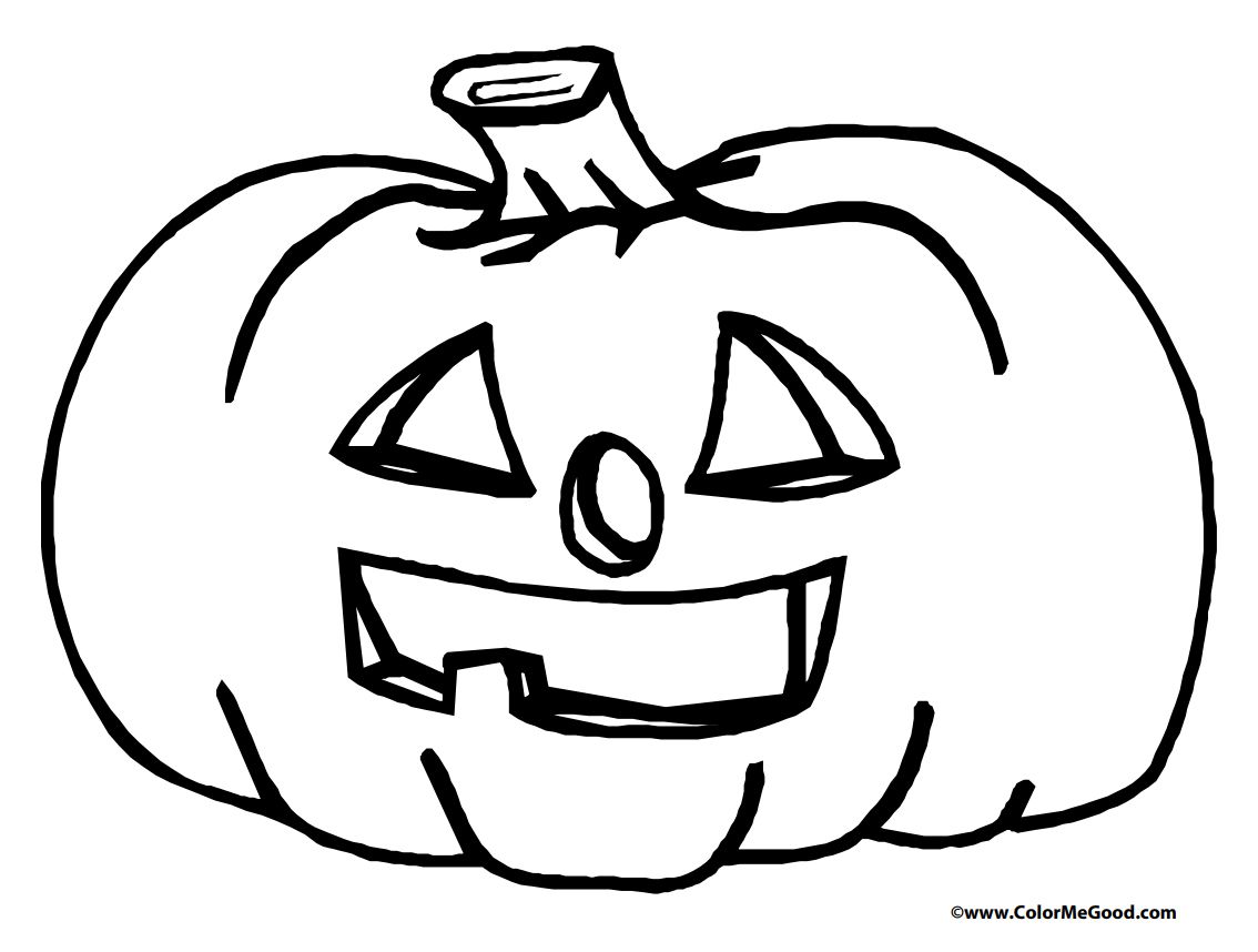 Free pumpkin coloring pages for kids