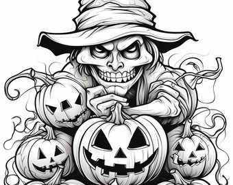 Halloween coloring pages