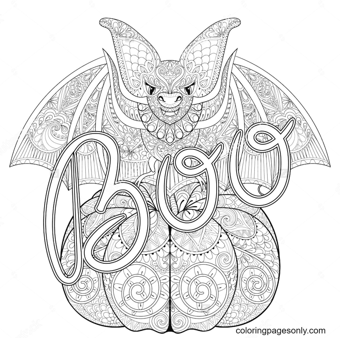 Halloween mandala coloring pages printable for free download