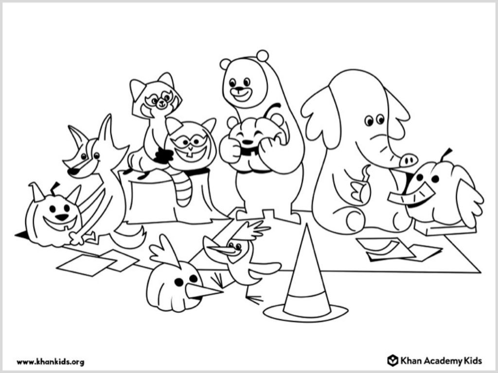 Free halloween coloring pages for kids