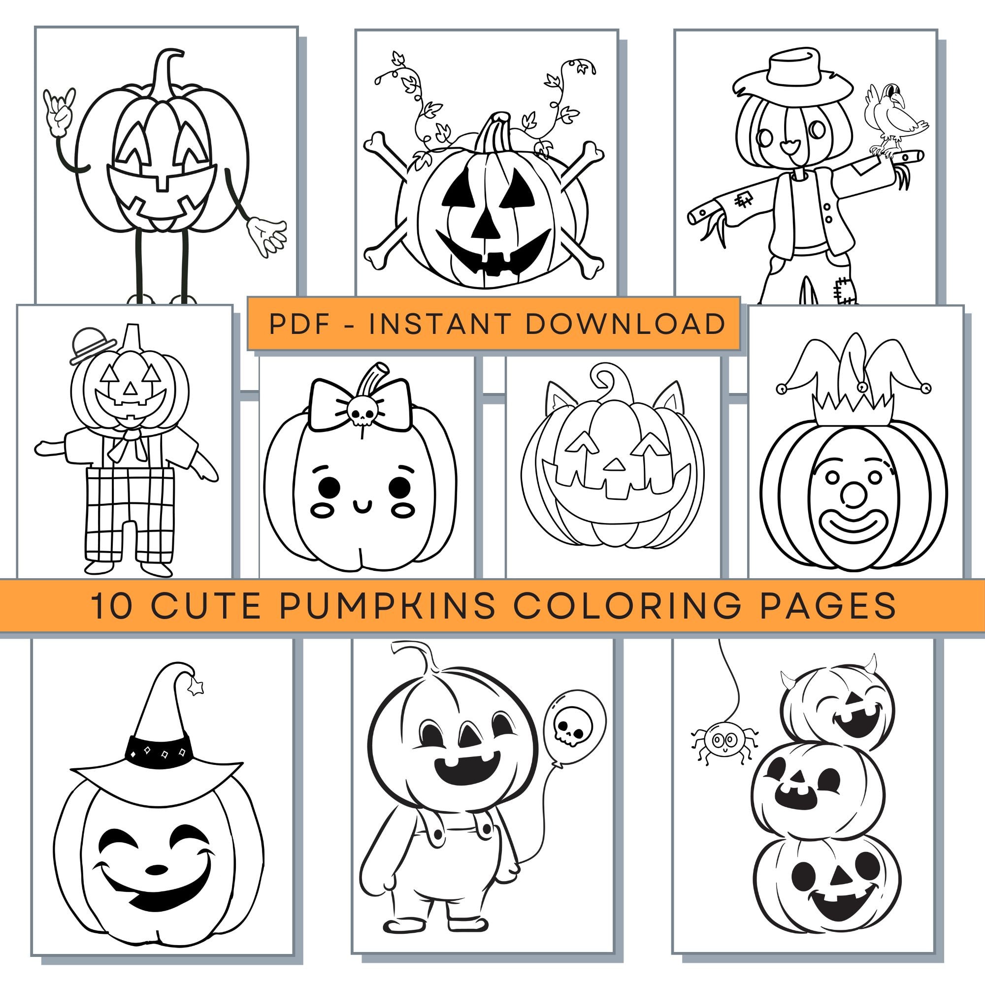 Pumpkins coloring pages pumpkins pdf pumpkins printables