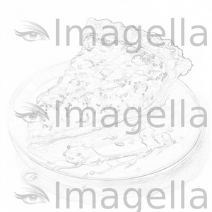 Pumpkin pie clipart k vector in impressionistic art style â