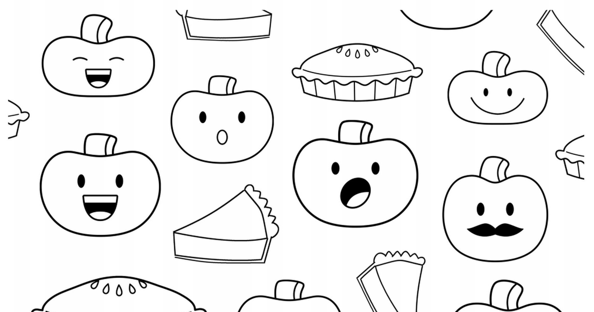 Pumpkin pie coloring page for kidspdf coloring pages pumpkin pie color