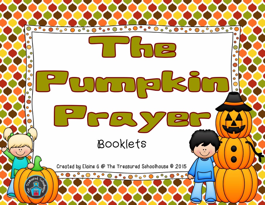 The pumpkin prayer coloring booklets