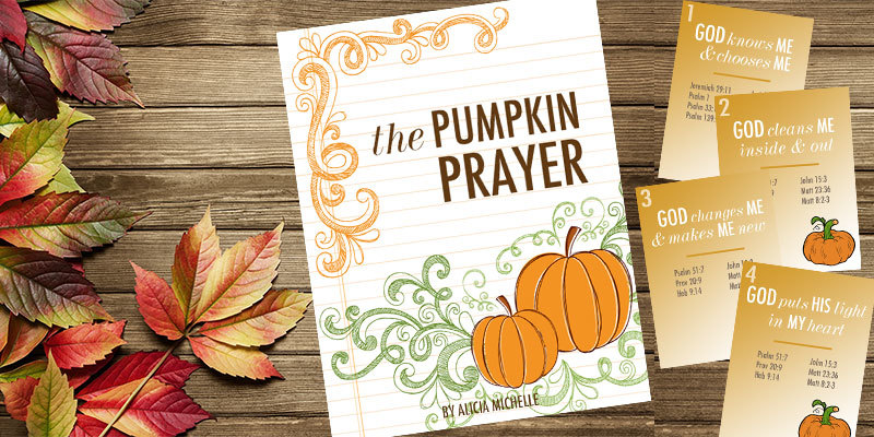 Pumpkin prayer printable resources