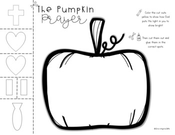 The pumpkin prayer by growing my gifts tpt