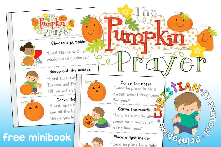 Pumpkin prayer printables