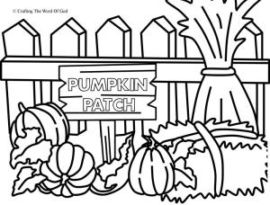 Thanksgiving coloring page