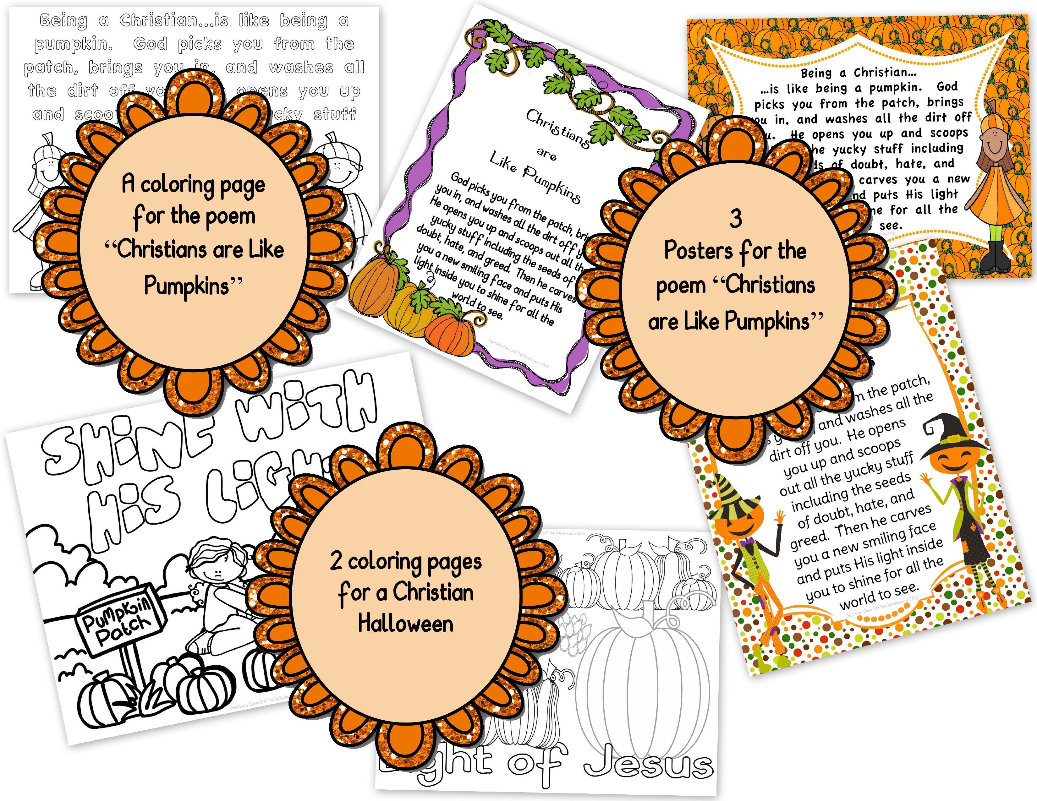 The pumpkin prayer activity pack