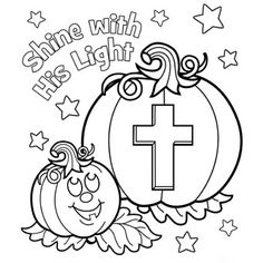 Fall coloring pages for sunday school