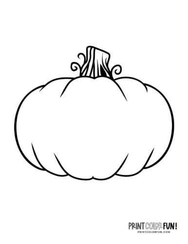 Pumpkin outline printables large blank pumpkin templates for autumn fun at