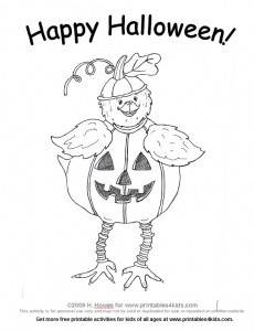 Halloween pumpkin costume coloring page â printables for kids â free word search puzzles coloring pages and other activities