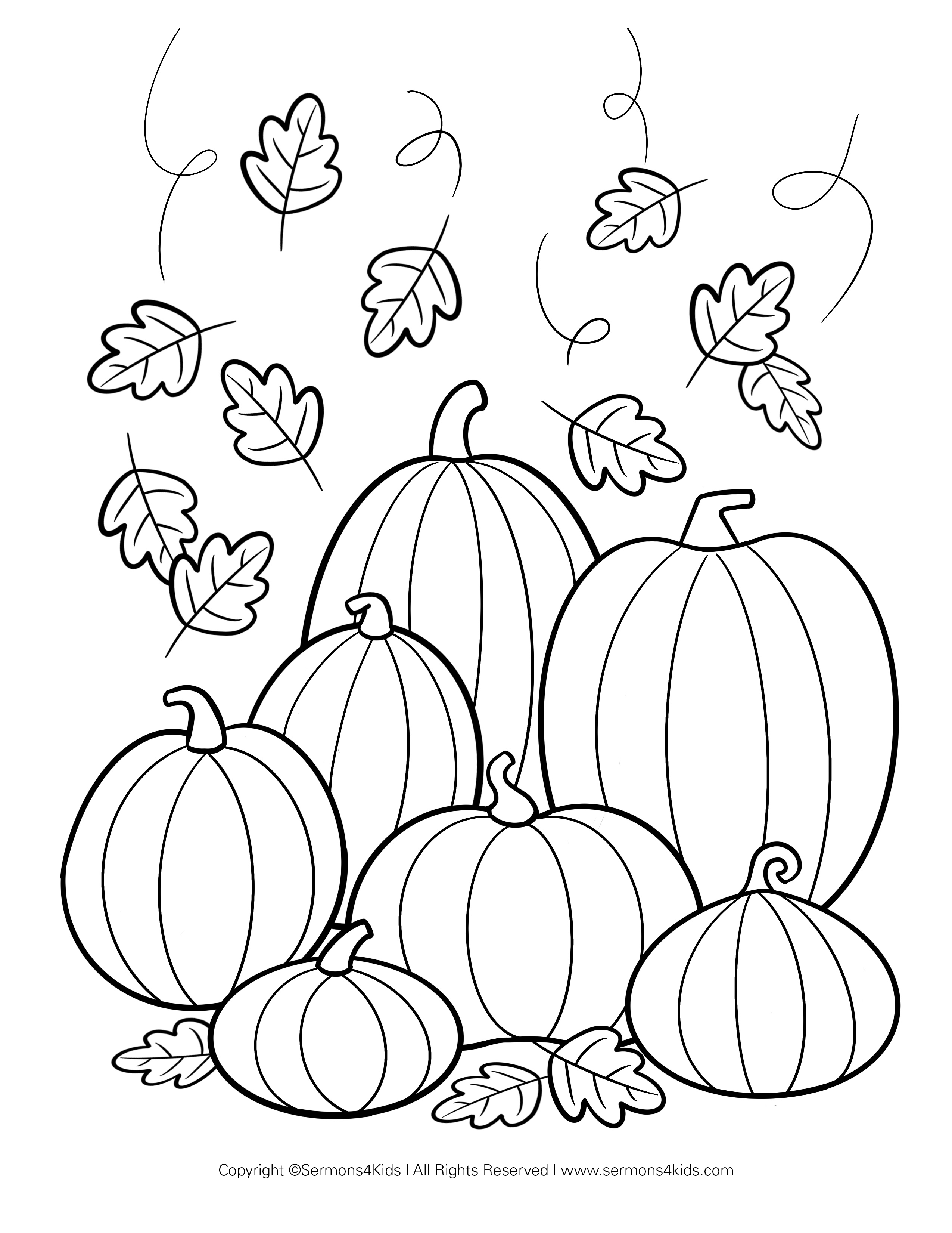 Pumpkin childrens sermons from