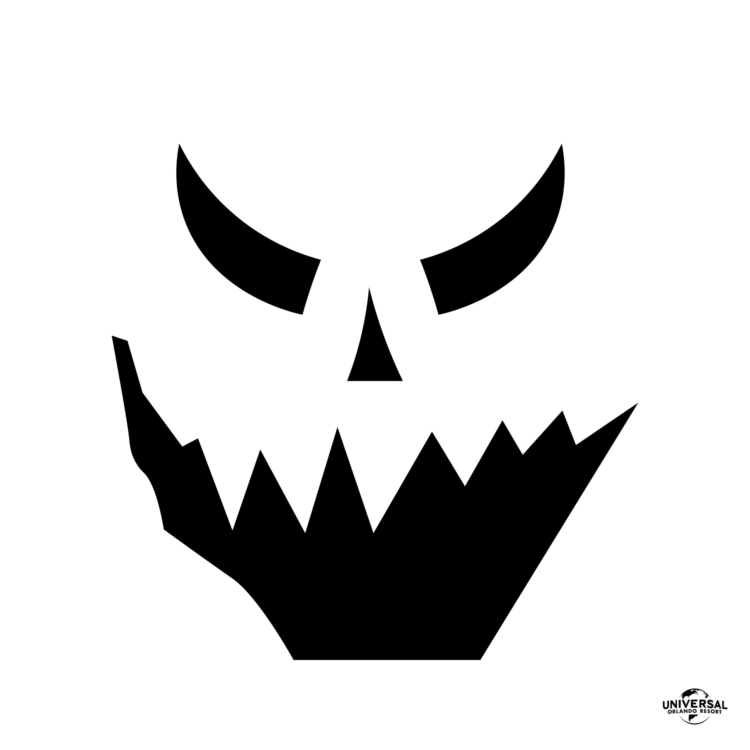 Halloween horror nights pumpkin carving stencils