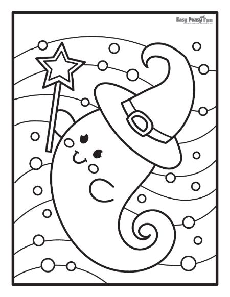 Printable ghost coloring pages â sheets