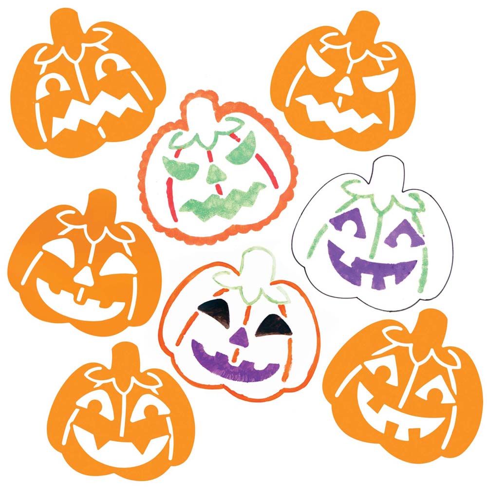 Pumpkin stencils