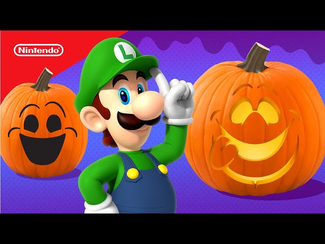 How to carve a pumpkin nintendo halloween stencils playnintendo