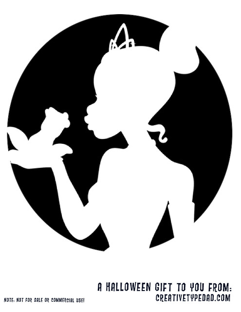 Free tiana princess and the frog pumpkin stencil posted toâ