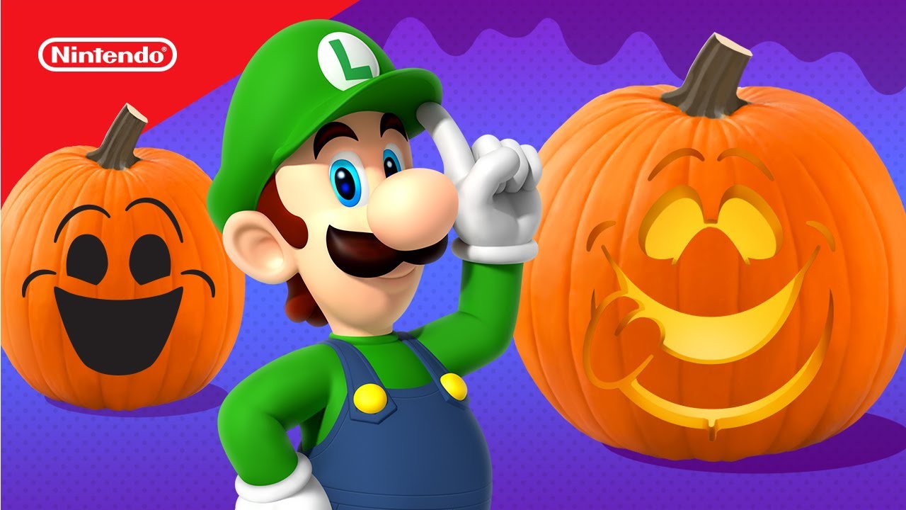 How to carve a pumpkin nintendo halloween stencils playnintendo