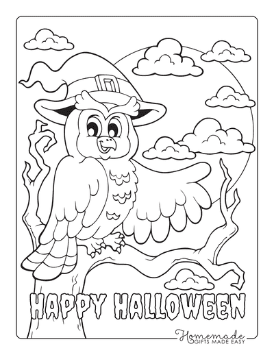 Free printable halloween coloring pages