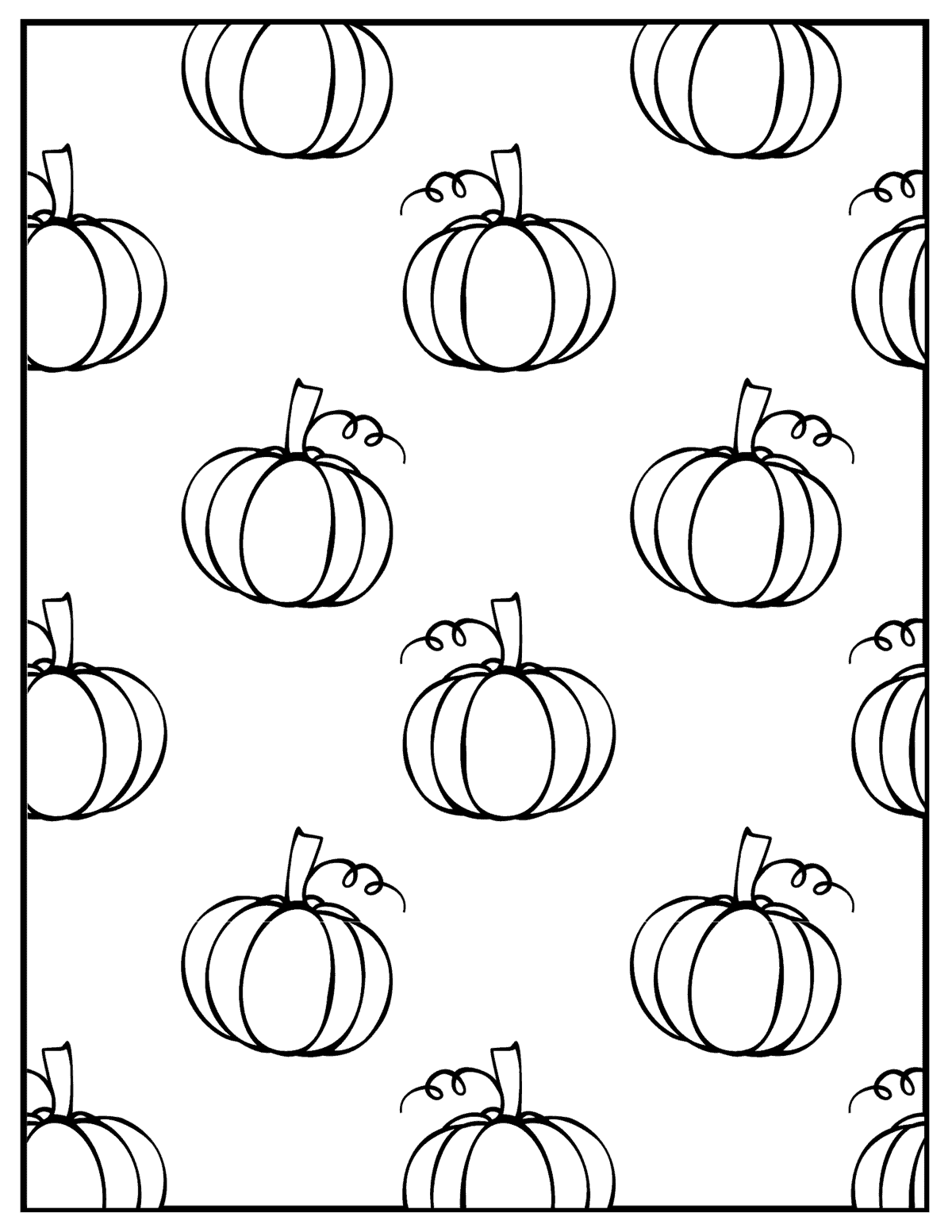 Free printable fall coloring pages