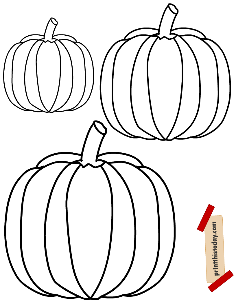 Free printable pumpkin templates for diy crafts