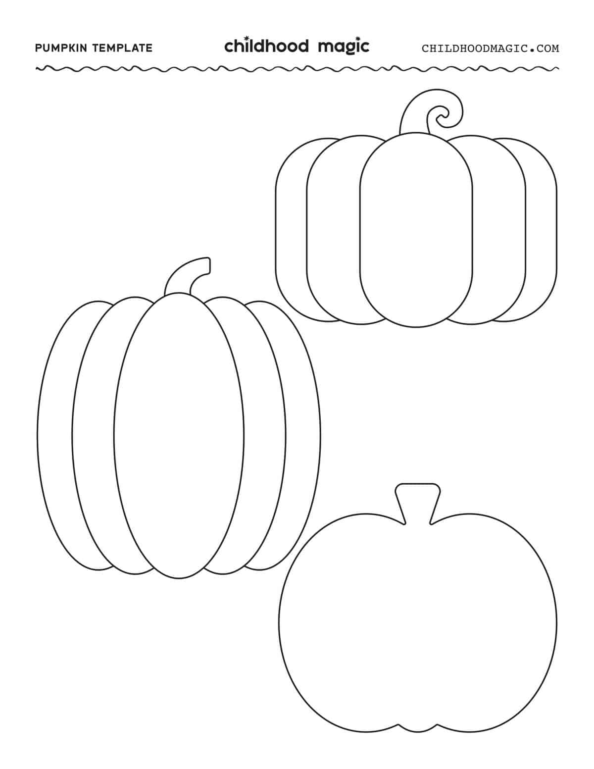 Pumpkin outline