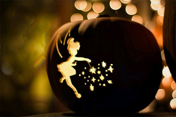 Printable tinkerbell pumpkin s designs