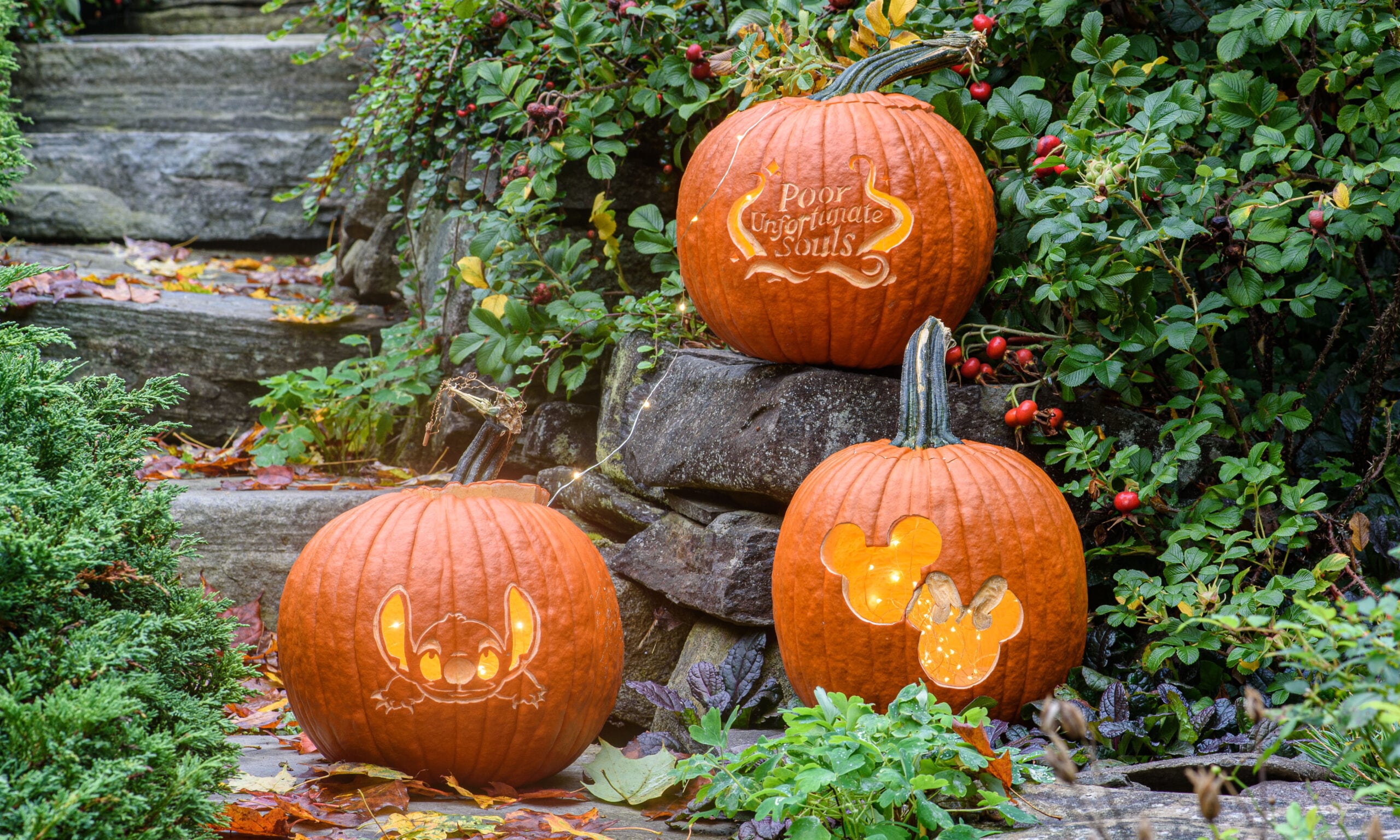 Disney pumpkin stencils for a magical halloween