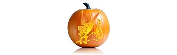 Printable tinkerbell pumpkin s designs