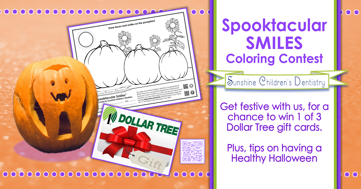 Spooktacular smiles pumpkin coloring contest