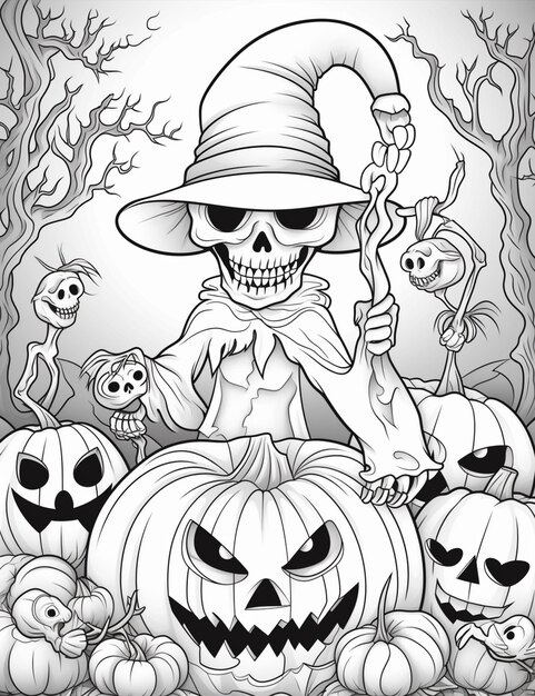 Page halloween coloring pages adults images