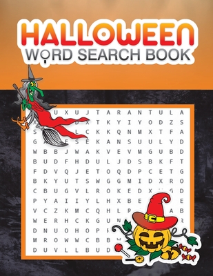 Halloween word search book large print pages of brain refreshing with interesting spooky theme and halloween coloring pages large print paperback tattered cover book store