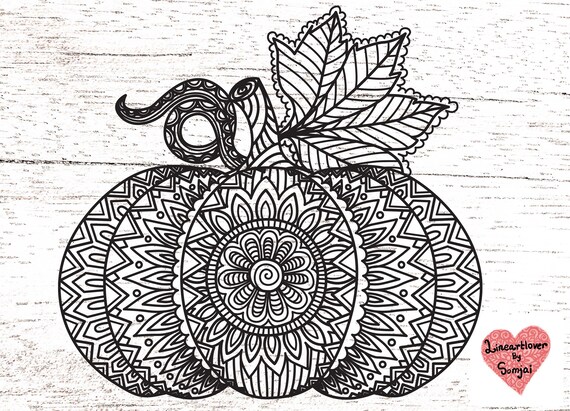 Styles of pumpkin svg pumpkin zentangle svg autumn svg zentangle svg mandala svg fruit png svg files for cricut instant download