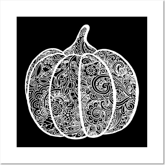 Pumpkin zentangle