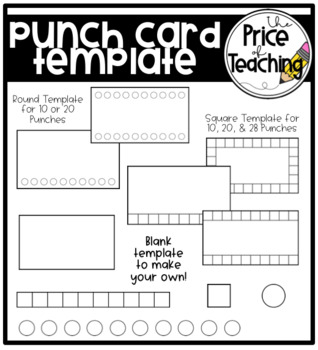 Free punch card designs