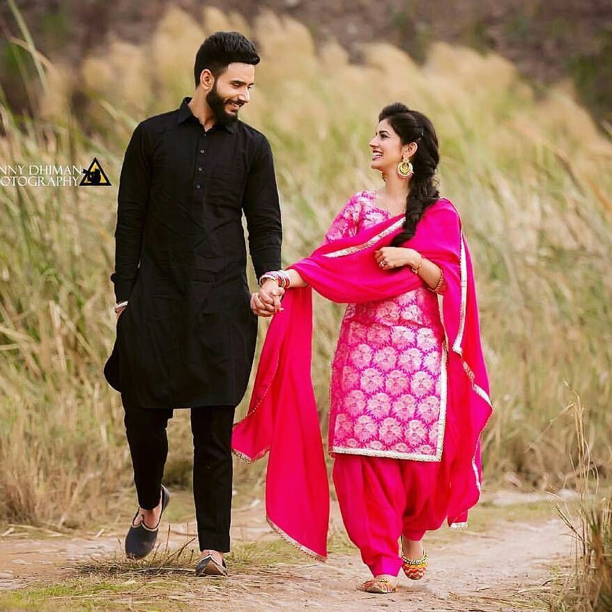 💑 Punjabi Couples Images • Harsh (@black_____life) on ShareChat