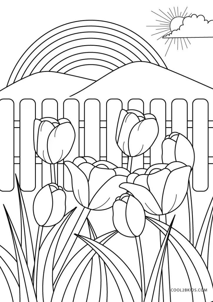 Free printable spring coloring pages for kids flower coloring pages coloring pages adult coloring pages