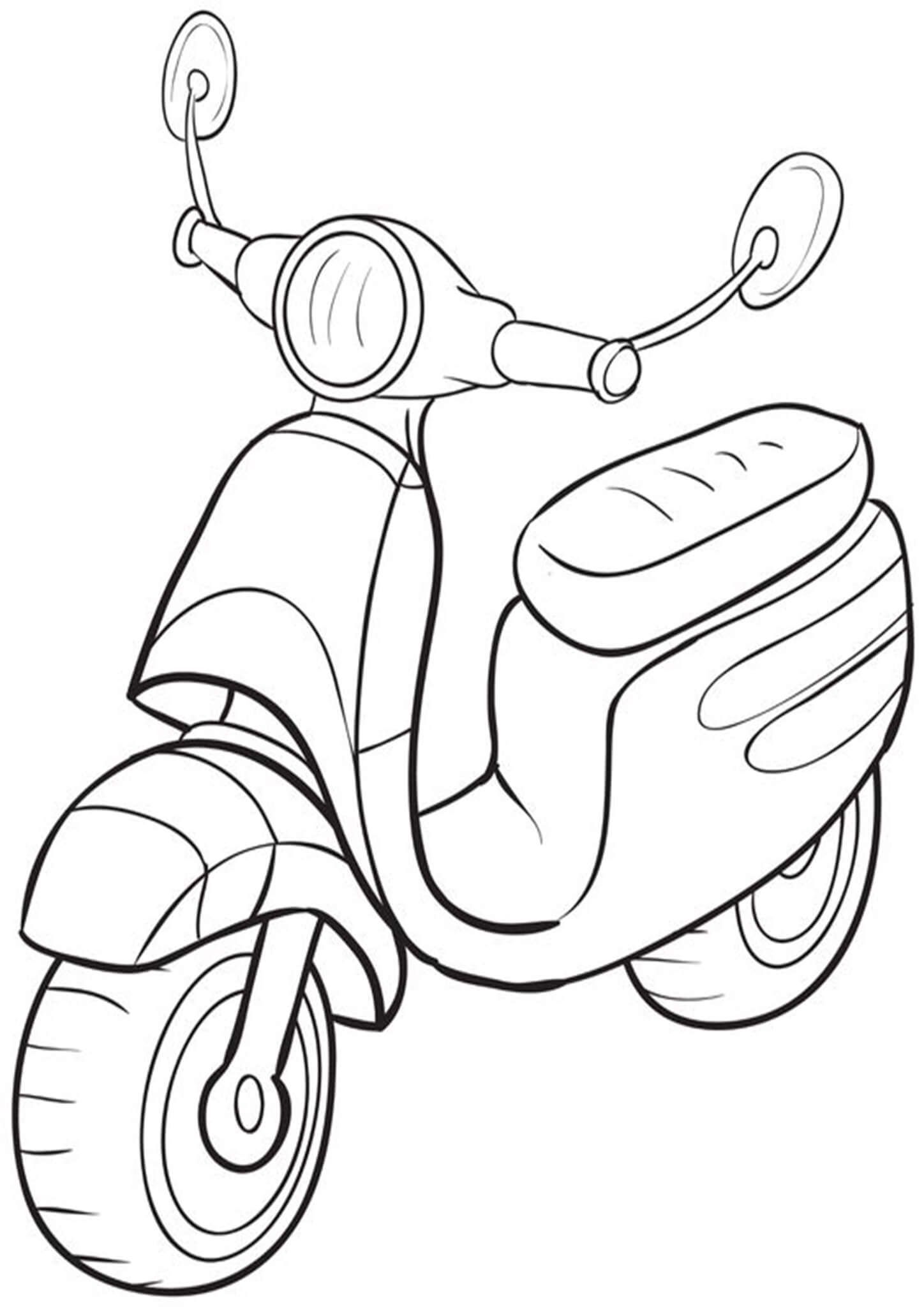 Free easy to print motorcycle coloring pages buku mewarnai lembar mewarnai halaman mewarnai