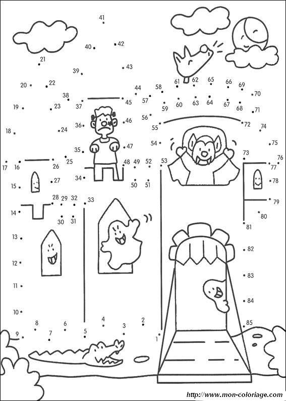 Coloring page point to point coloring educational â printable coloring pages