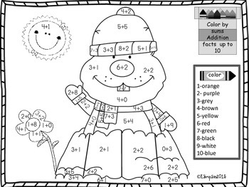 Freebie groundhog day addition sums to coloring page tpt