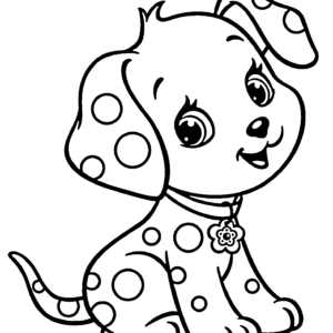 Puppy coloring pages printable for free download