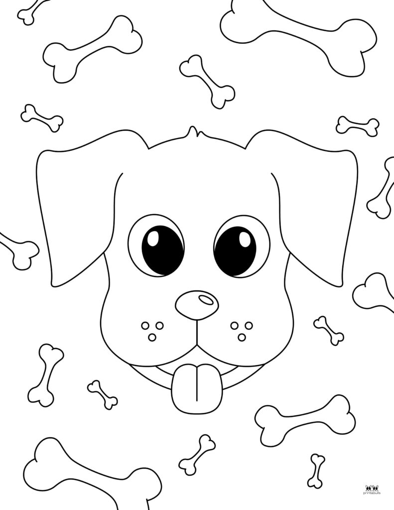 Puppy coloring pages